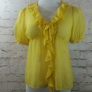 Anthropology Odille silk women's top, size 4